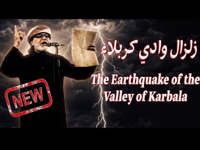  زلزال وادي كربلاء