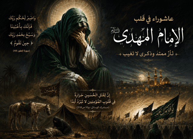 عاشوراء في قلب الإمام المهدي عليه السلام؛ ثأرٌ ممتد وذكرى لا تغيب